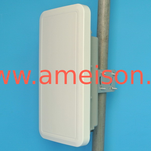 AMEISON Antenna 5.8 GHz WiFi 18 dBi Directional Wall Mount Flat Patch Panel MIMO Antenna enclosure for mikrotik router