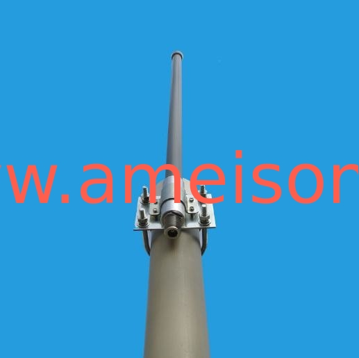 AMEISON manufacturer 450MHz Fiberglass Omnidirectional Antenna 6dbi N female Gray color for 450-470mhz system