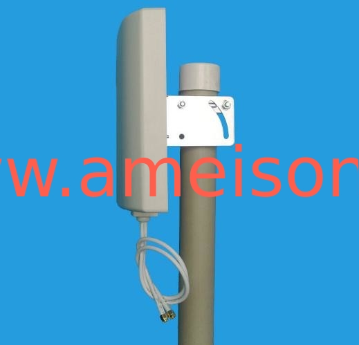 AMEISON 1700 - 2700 MHz Dual Polarized Directional Flat Patch Panel MIMO Antenna for 3g / 4g/ LTE/ WLAN/ Wi-Fi system