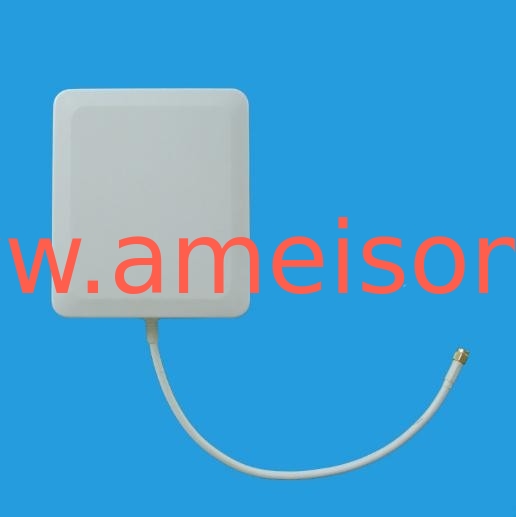 AMEISON 2400 - 2500 MHz Circular Polarized Wall Mount or pole mount Flat Patch Panel Antenna 9dbi 2.4ghz wifi Antenna